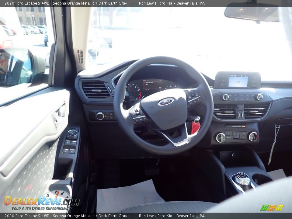 2020 Ford Escape S 4WD Sedona Orange Metallic / Dark Earth Gray Photo #12