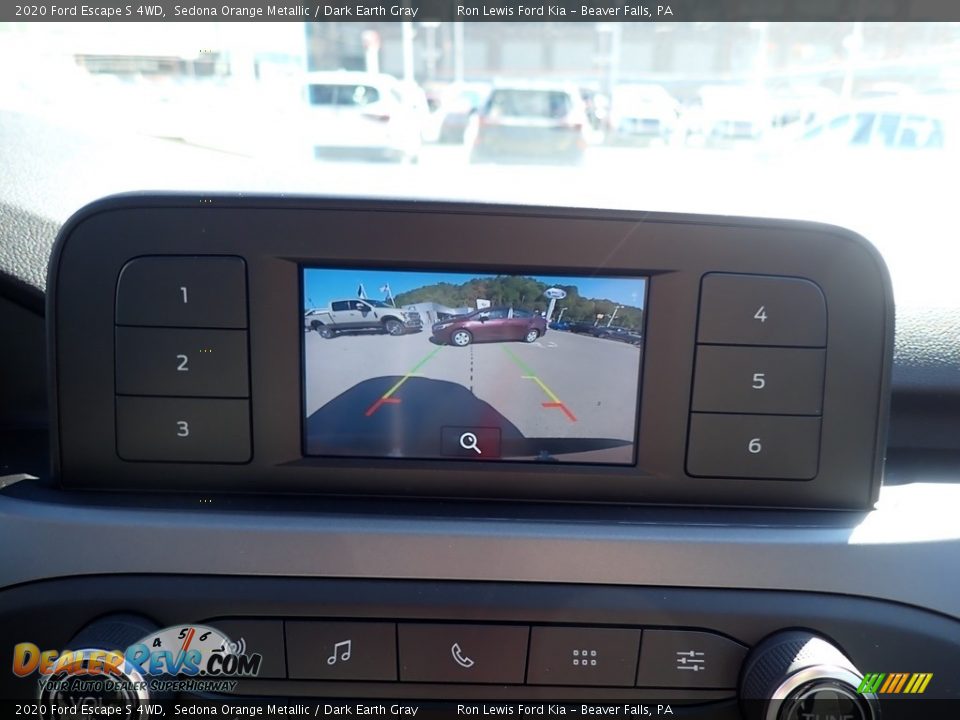 2020 Ford Escape S 4WD Sedona Orange Metallic / Dark Earth Gray Photo #17