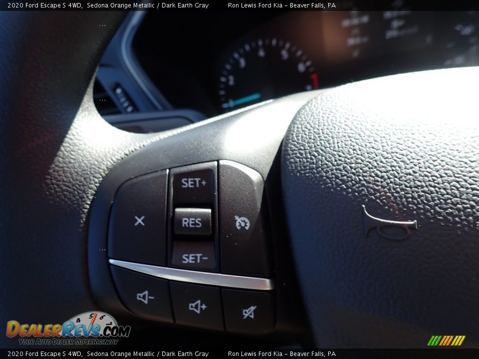 2020 Ford Escape S 4WD Sedona Orange Metallic / Dark Earth Gray Photo #19