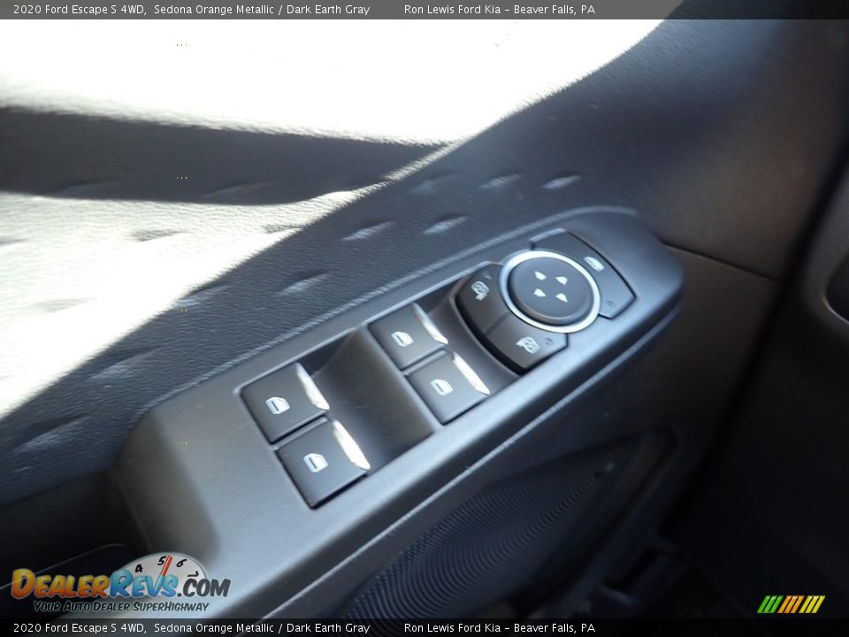 2020 Ford Escape S 4WD Sedona Orange Metallic / Dark Earth Gray Photo #20