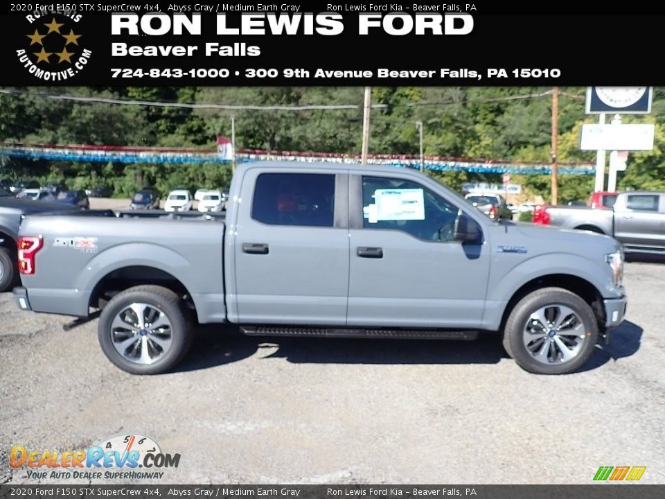 2020 Ford F150 STX SuperCrew 4x4 Abyss Gray / Medium Earth Gray Photo #1