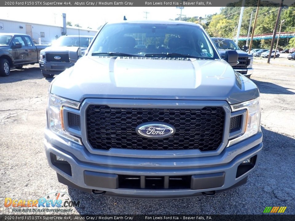 2020 Ford F150 STX SuperCrew 4x4 Abyss Gray / Medium Earth Gray Photo #4