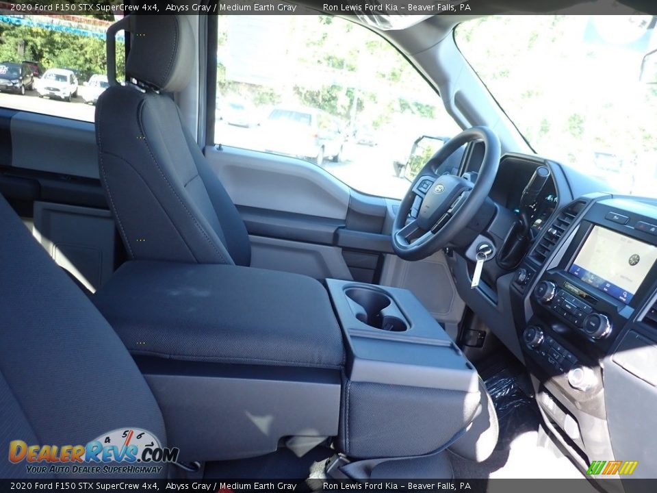 2020 Ford F150 STX SuperCrew 4x4 Abyss Gray / Medium Earth Gray Photo #11