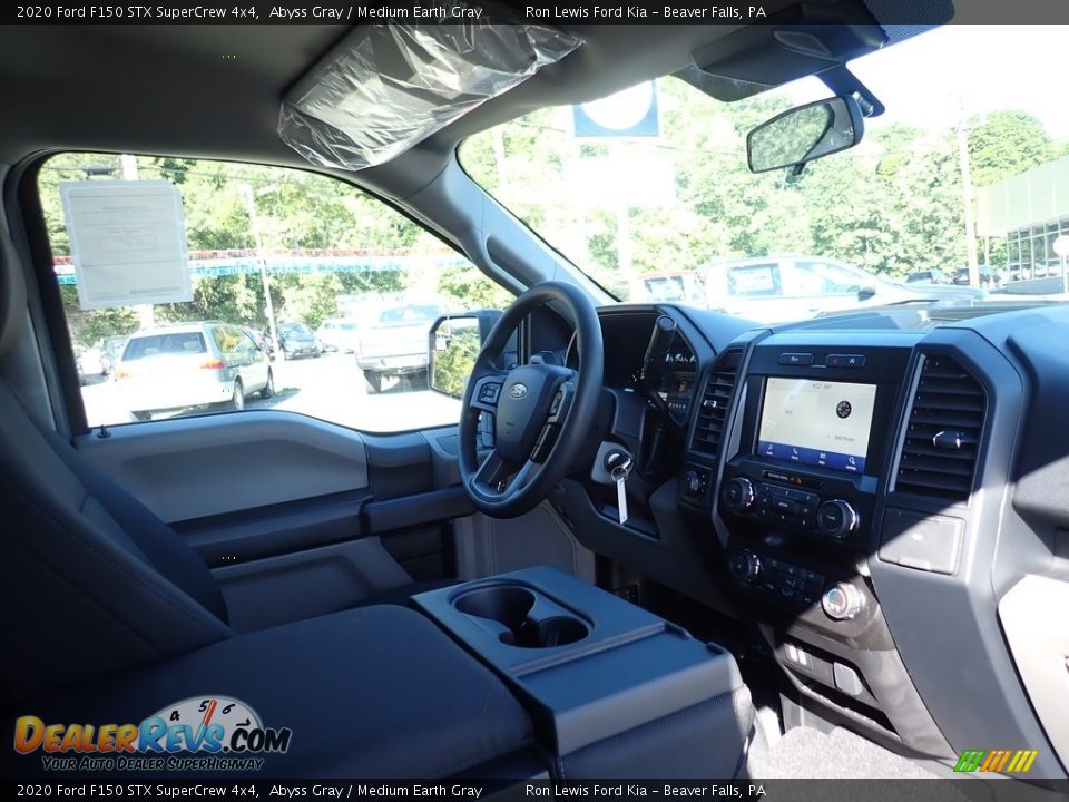 2020 Ford F150 STX SuperCrew 4x4 Abyss Gray / Medium Earth Gray Photo #12