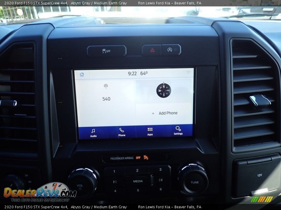 2020 Ford F150 STX SuperCrew 4x4 Abyss Gray / Medium Earth Gray Photo #16