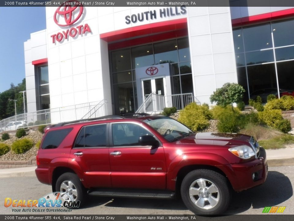 2008 Toyota 4Runner SR5 4x4 Salsa Red Pearl / Stone Gray Photo #2