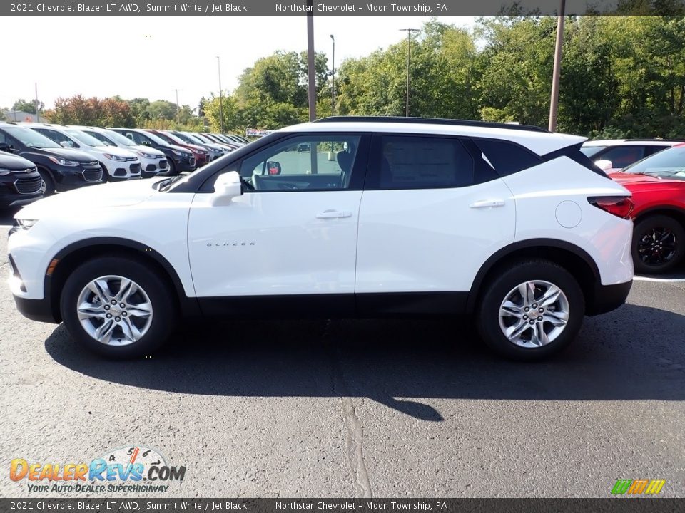 2021 Chevrolet Blazer LT AWD Summit White / Jet Black Photo #3