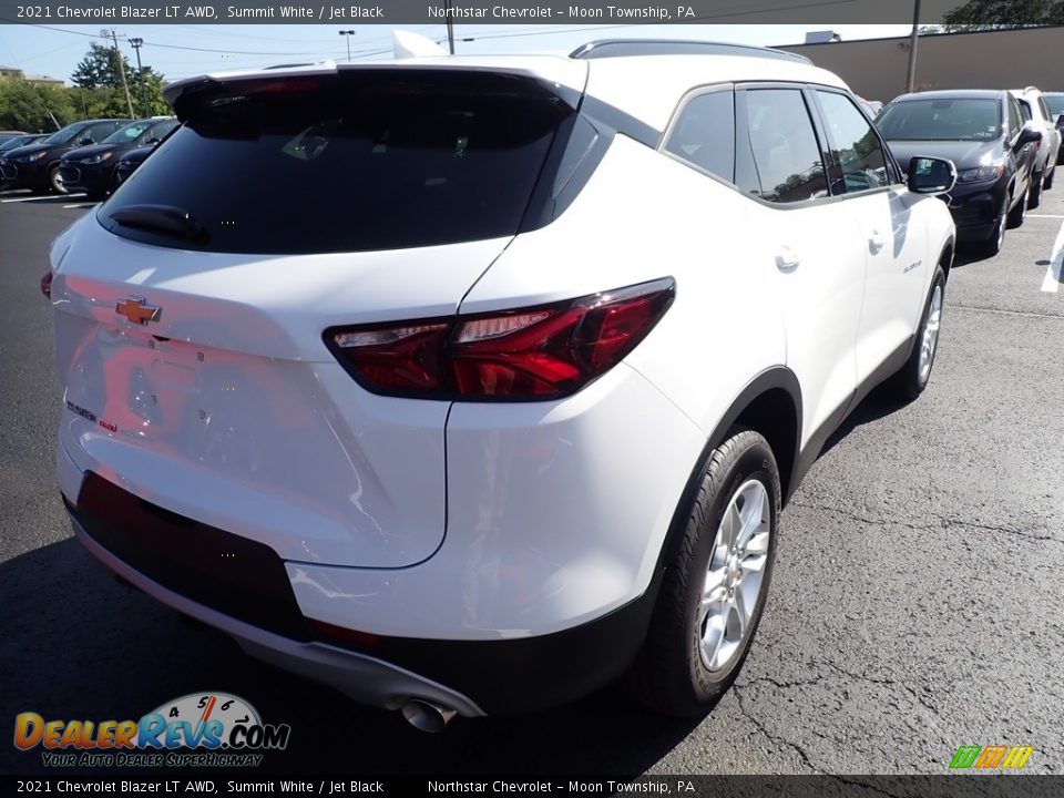 2021 Chevrolet Blazer LT AWD Summit White / Jet Black Photo #6