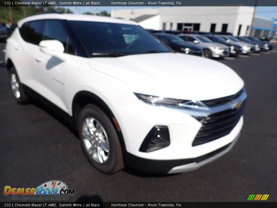 2021 Chevrolet Blazer LT AWD Summit White / Jet Black Photo #7