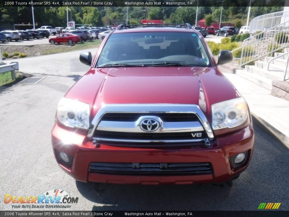 2008 Toyota 4Runner SR5 4x4 Salsa Red Pearl / Stone Gray Photo #9