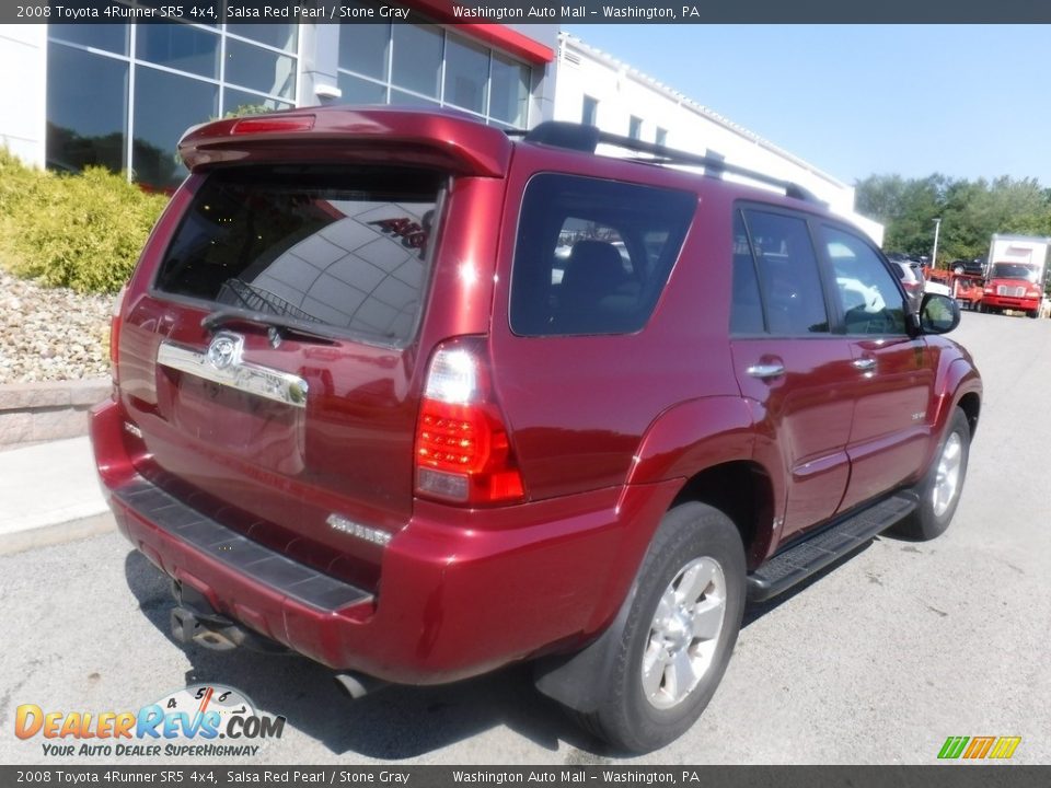 2008 Toyota 4Runner SR5 4x4 Salsa Red Pearl / Stone Gray Photo #13