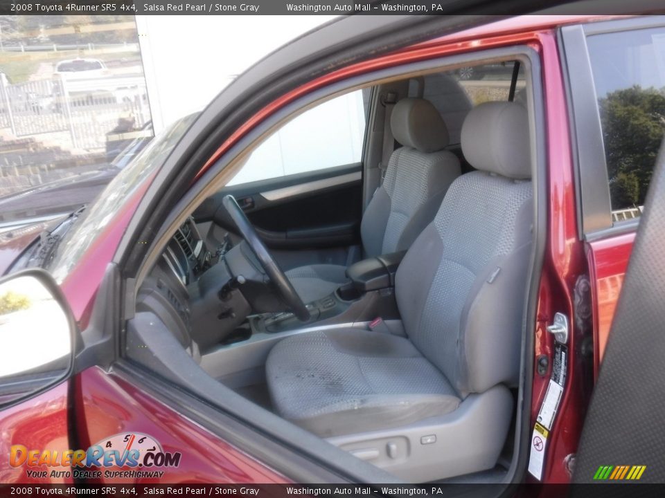 2008 Toyota 4Runner SR5 4x4 Salsa Red Pearl / Stone Gray Photo #17