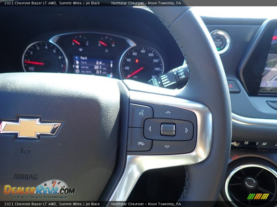 2021 Chevrolet Blazer LT AWD Summit White / Jet Black Photo #19