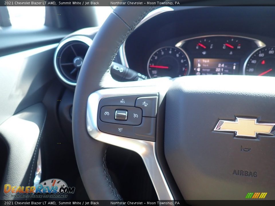 2021 Chevrolet Blazer LT AWD Summit White / Jet Black Photo #20