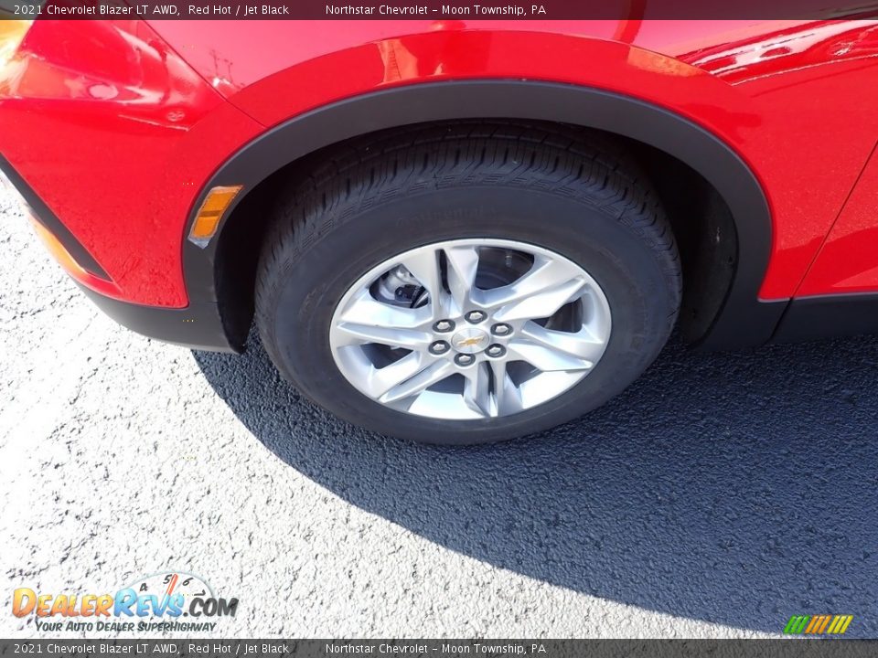 2021 Chevrolet Blazer LT AWD Red Hot / Jet Black Photo #2