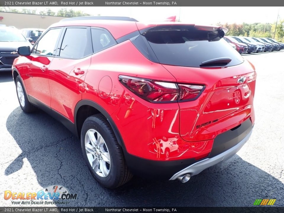 2021 Chevrolet Blazer LT AWD Red Hot / Jet Black Photo #3