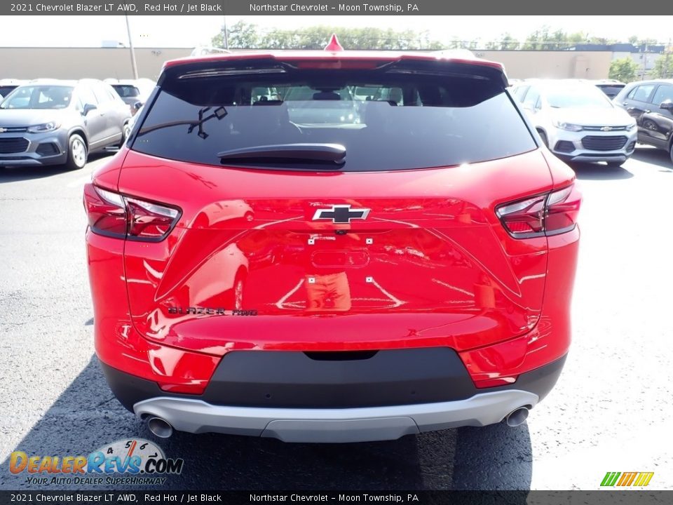 2021 Chevrolet Blazer LT AWD Red Hot / Jet Black Photo #4