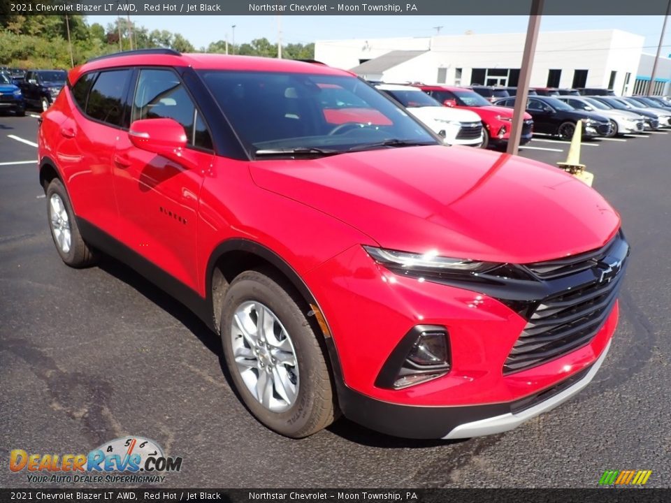 2021 Chevrolet Blazer LT AWD Red Hot / Jet Black Photo #7