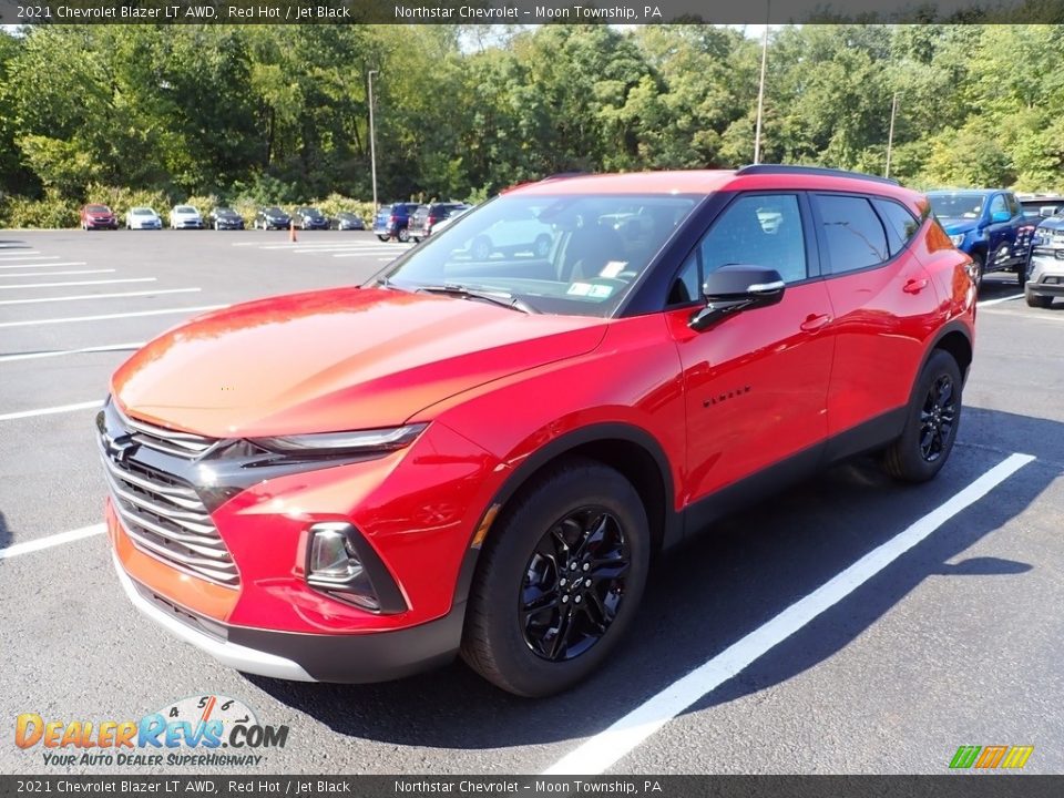 2021 Chevrolet Blazer LT AWD Red Hot / Jet Black Photo #1