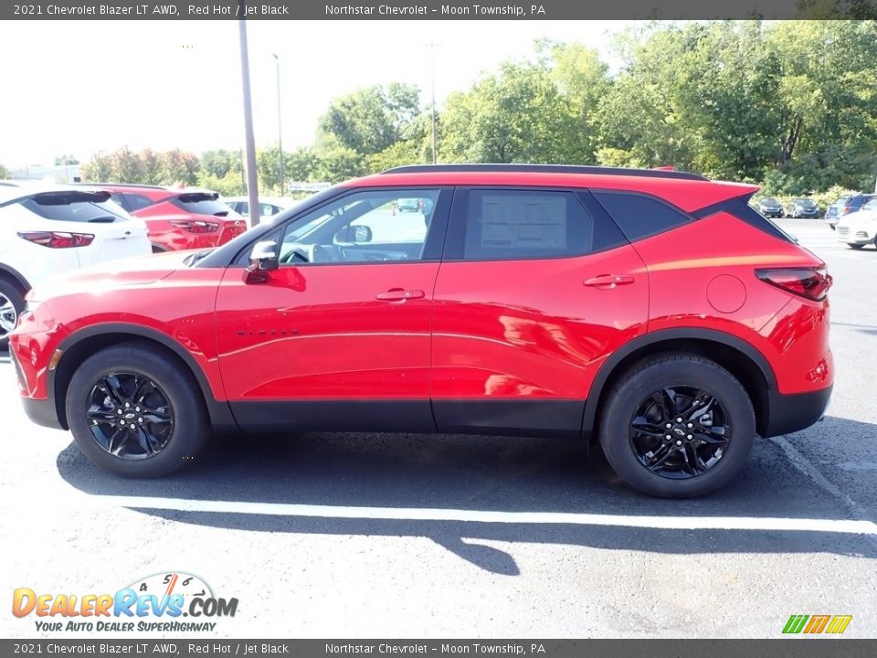 2021 Chevrolet Blazer LT AWD Red Hot / Jet Black Photo #3