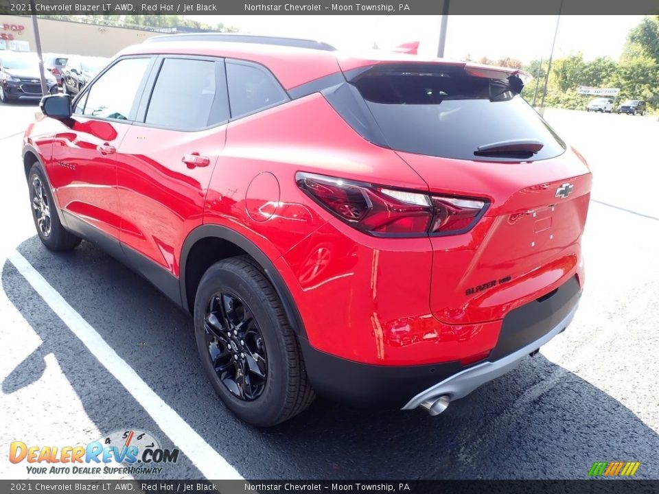 2021 Chevrolet Blazer LT AWD Red Hot / Jet Black Photo #4