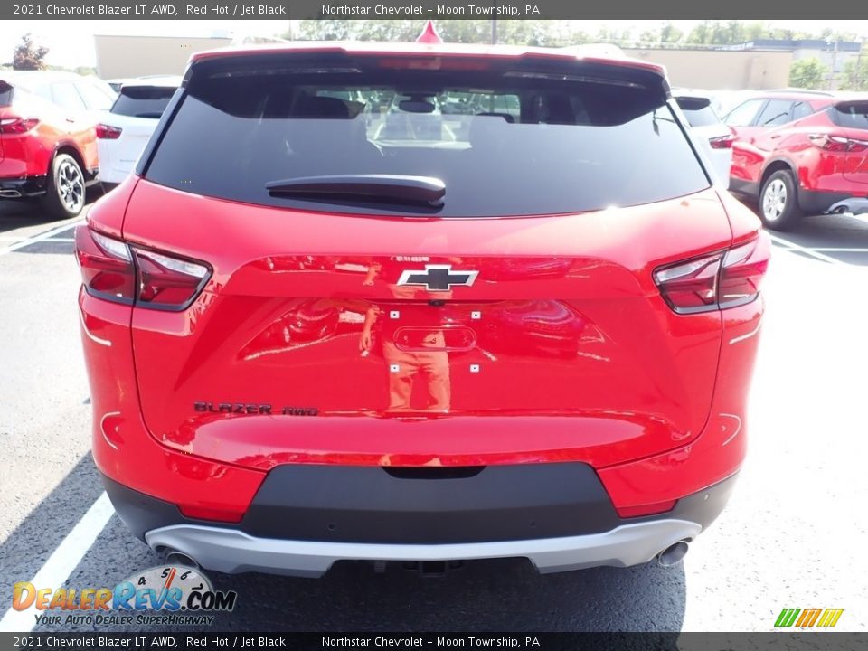 2021 Chevrolet Blazer LT AWD Red Hot / Jet Black Photo #5