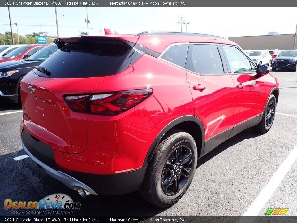 2021 Chevrolet Blazer LT AWD Red Hot / Jet Black Photo #6