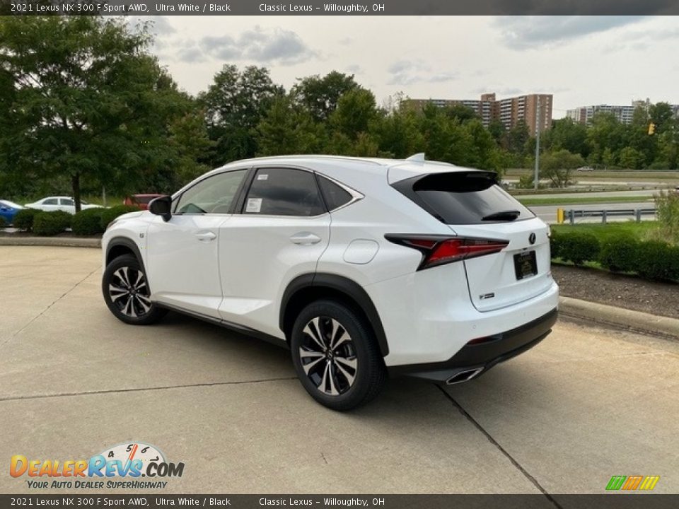 2021 Lexus NX 300 F Sport AWD Ultra White / Black Photo #4