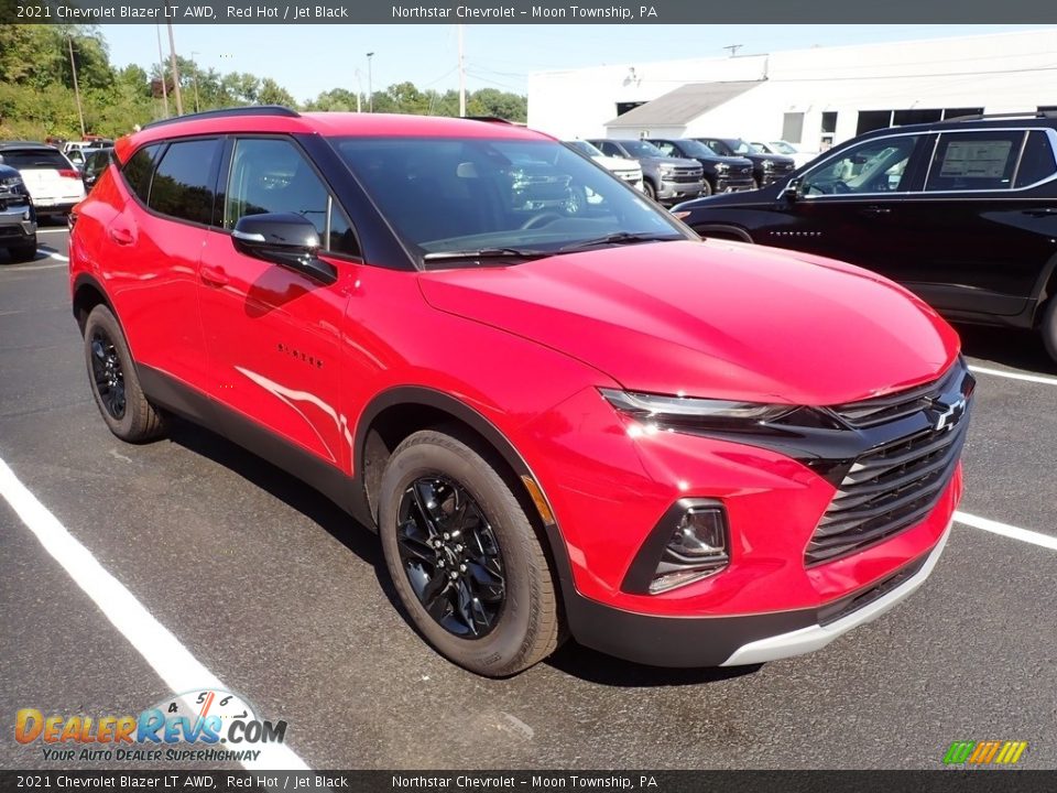 2021 Chevrolet Blazer LT AWD Red Hot / Jet Black Photo #8