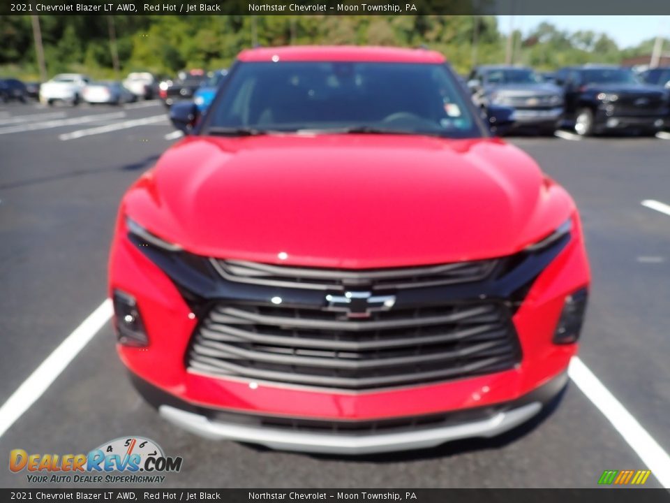 2021 Chevrolet Blazer LT AWD Red Hot / Jet Black Photo #9