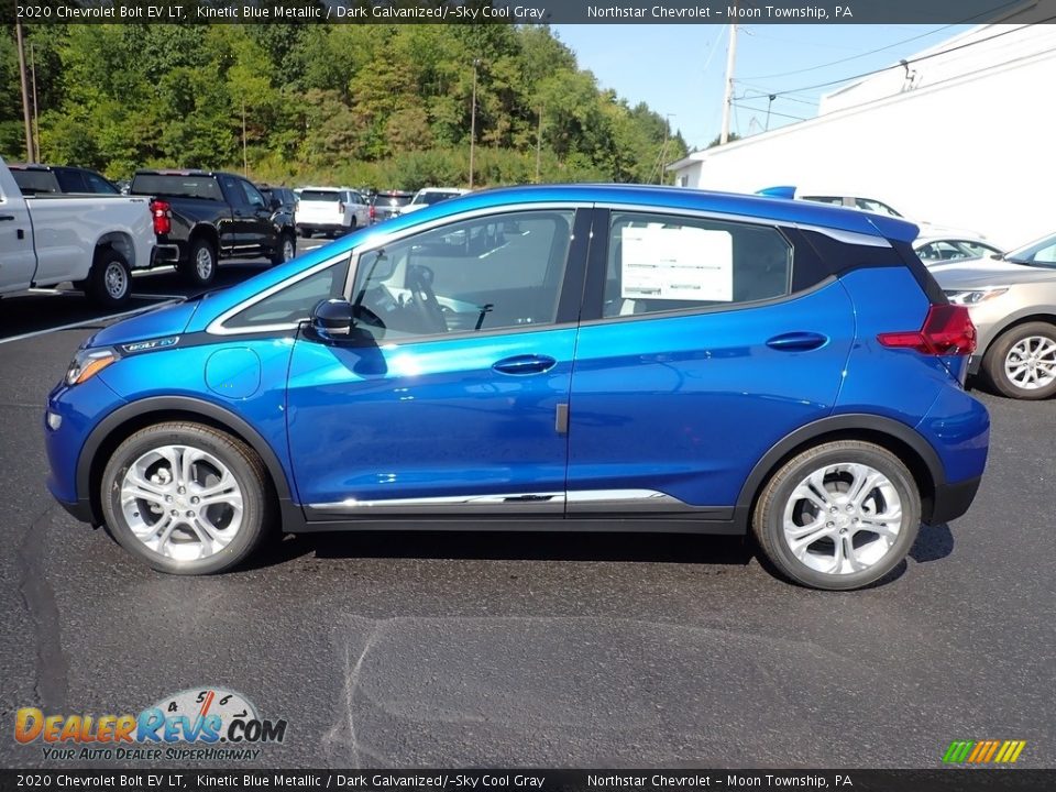 Kinetic Blue Metallic 2020 Chevrolet Bolt EV LT Photo #3