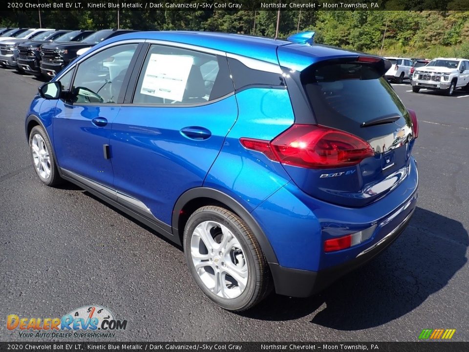 2020 Chevrolet Bolt EV LT Kinetic Blue Metallic / Dark Galvanized/­Sky Cool Gray Photo #4