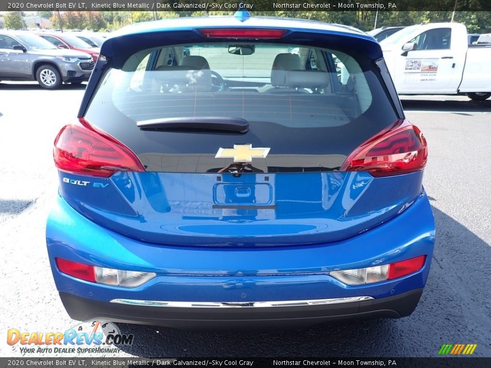 2020 Chevrolet Bolt EV LT Kinetic Blue Metallic / Dark Galvanized/­Sky Cool Gray Photo #5