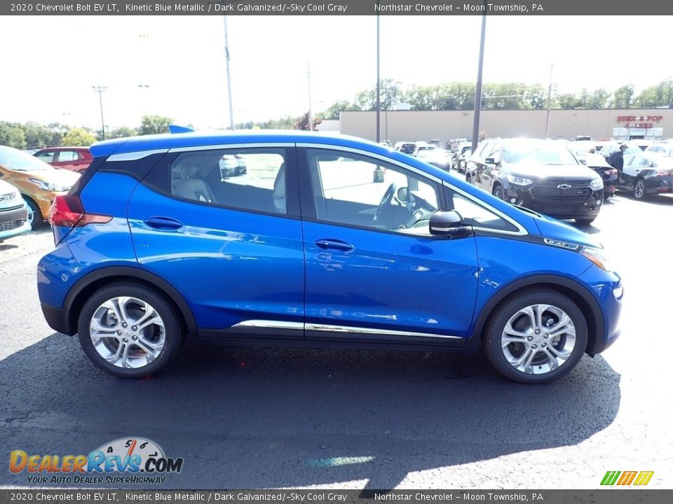 2020 Chevrolet Bolt EV LT Kinetic Blue Metallic / Dark Galvanized/­Sky Cool Gray Photo #7