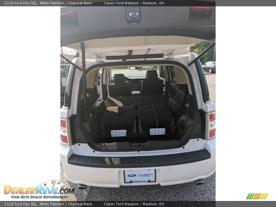 2018 Ford Flex SEL White Platinum / Charcoal Black Photo #14