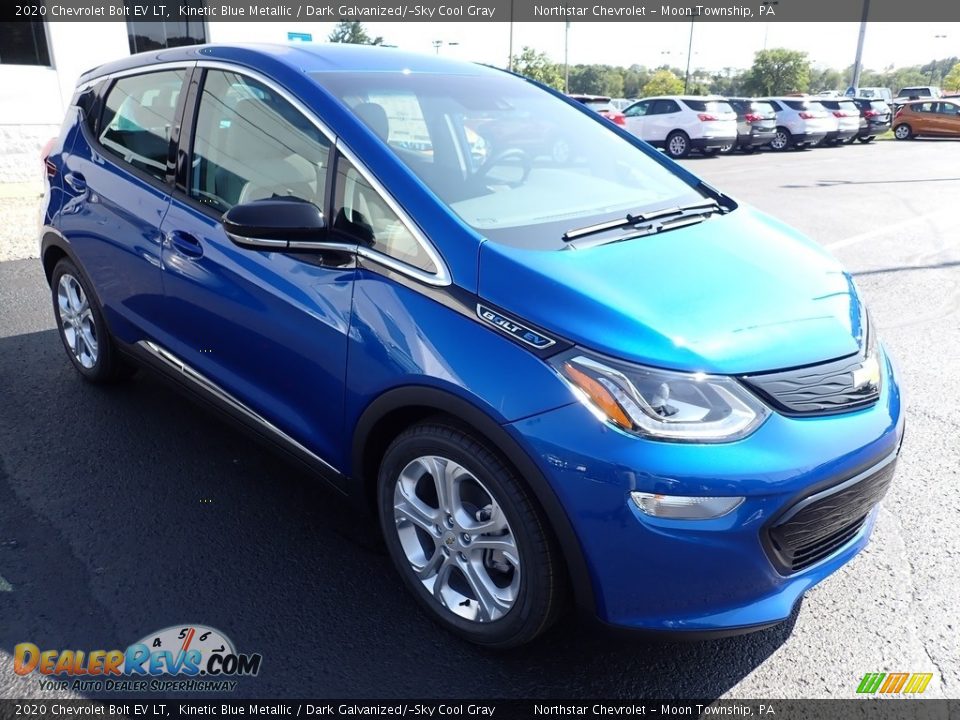 2020 Chevrolet Bolt EV LT Kinetic Blue Metallic / Dark Galvanized/­Sky Cool Gray Photo #8