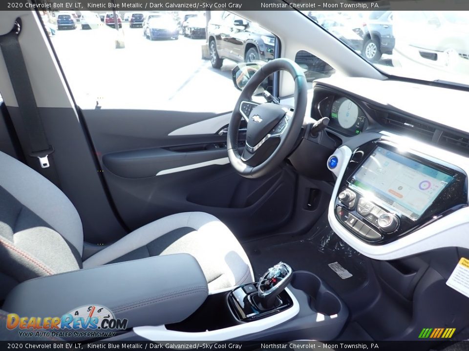 2020 Chevrolet Bolt EV LT Kinetic Blue Metallic / Dark Galvanized/­Sky Cool Gray Photo #12