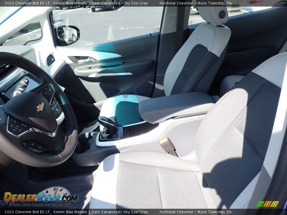 2020 Chevrolet Bolt EV LT Kinetic Blue Metallic / Dark Galvanized/­Sky Cool Gray Photo #14