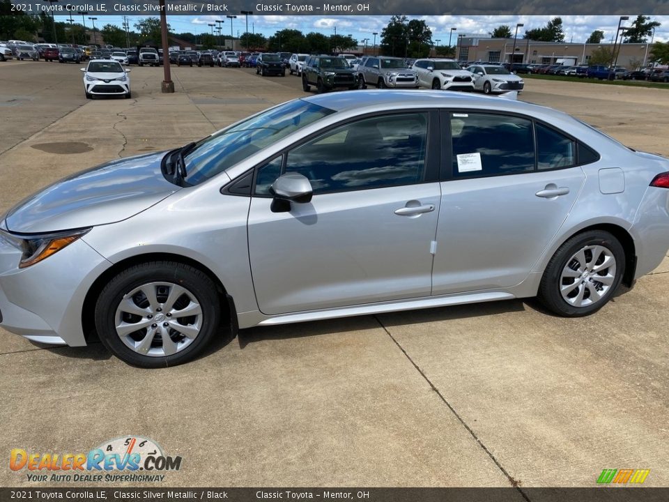 2021 Toyota Corolla LE Classic Silver Metallic / Black Photo #1