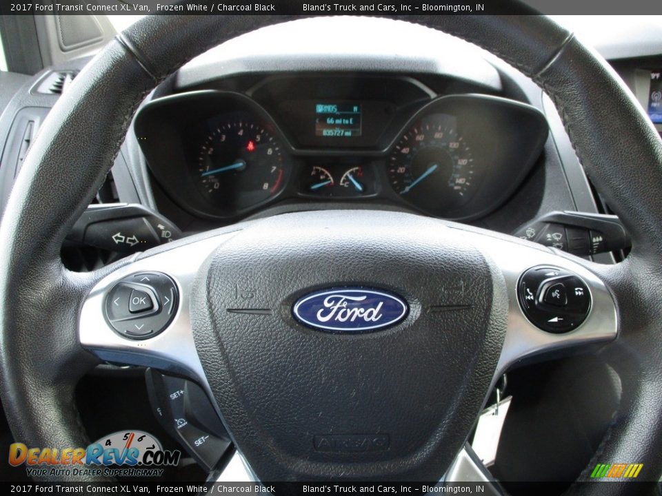 2017 Ford Transit Connect XL Van Frozen White / Charcoal Black Photo #11