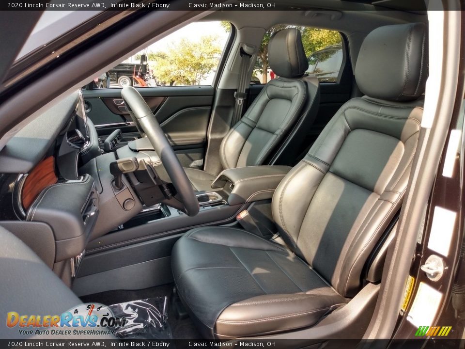 Ebony Interior - 2020 Lincoln Corsair Reserve AWD Photo #2