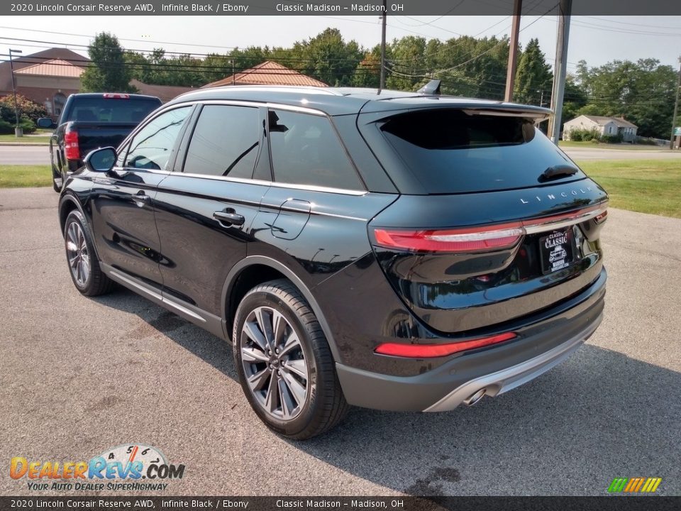 2020 Lincoln Corsair Reserve AWD Infinite Black / Ebony Photo #6
