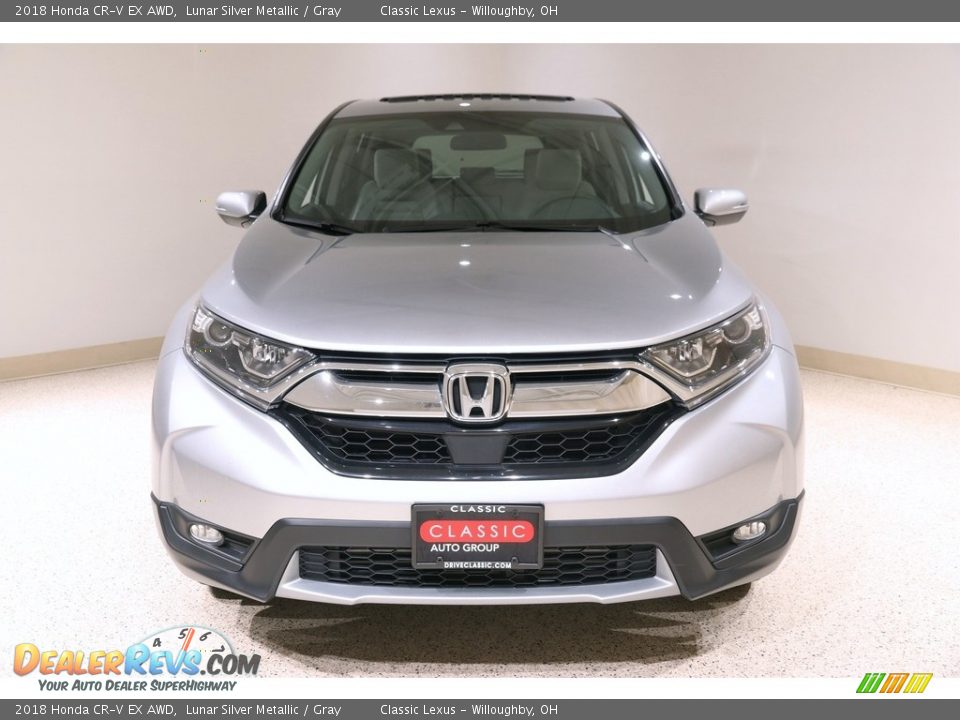 2018 Honda CR-V EX AWD Lunar Silver Metallic / Gray Photo #2