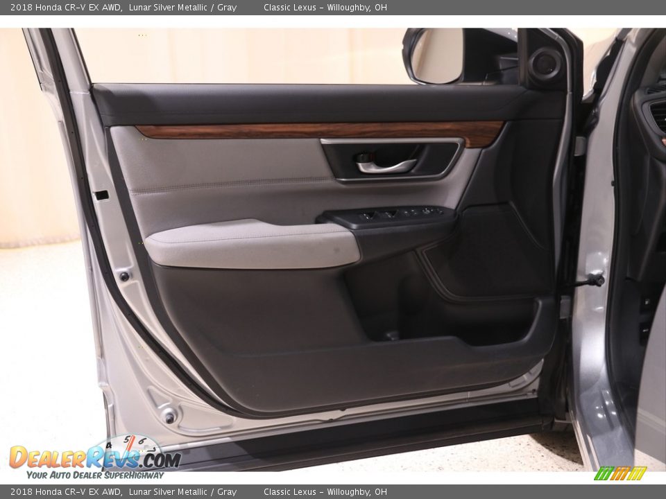 2018 Honda CR-V EX AWD Lunar Silver Metallic / Gray Photo #4
