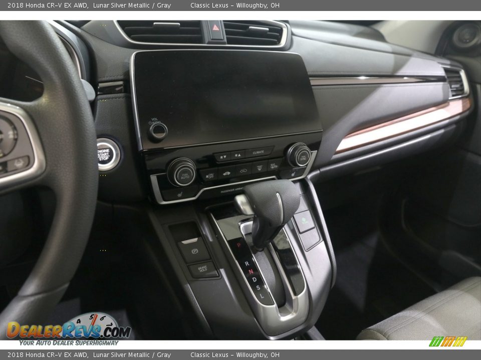 2018 Honda CR-V EX AWD Lunar Silver Metallic / Gray Photo #9