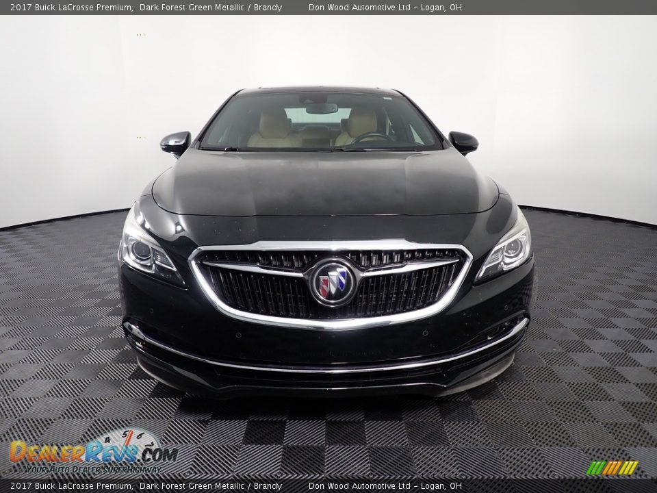 2017 Buick LaCrosse Premium Dark Forest Green Metallic / Brandy Photo #7