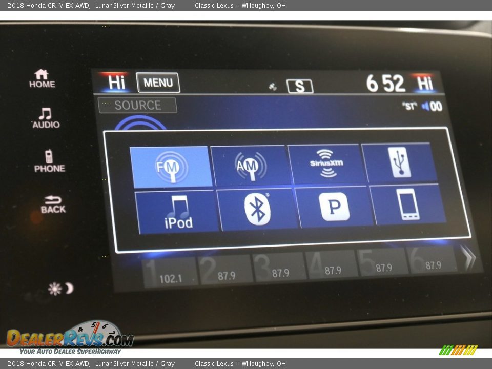 2018 Honda CR-V EX AWD Lunar Silver Metallic / Gray Photo #14