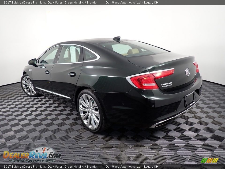 2017 Buick LaCrosse Premium Dark Forest Green Metallic / Brandy Photo #13