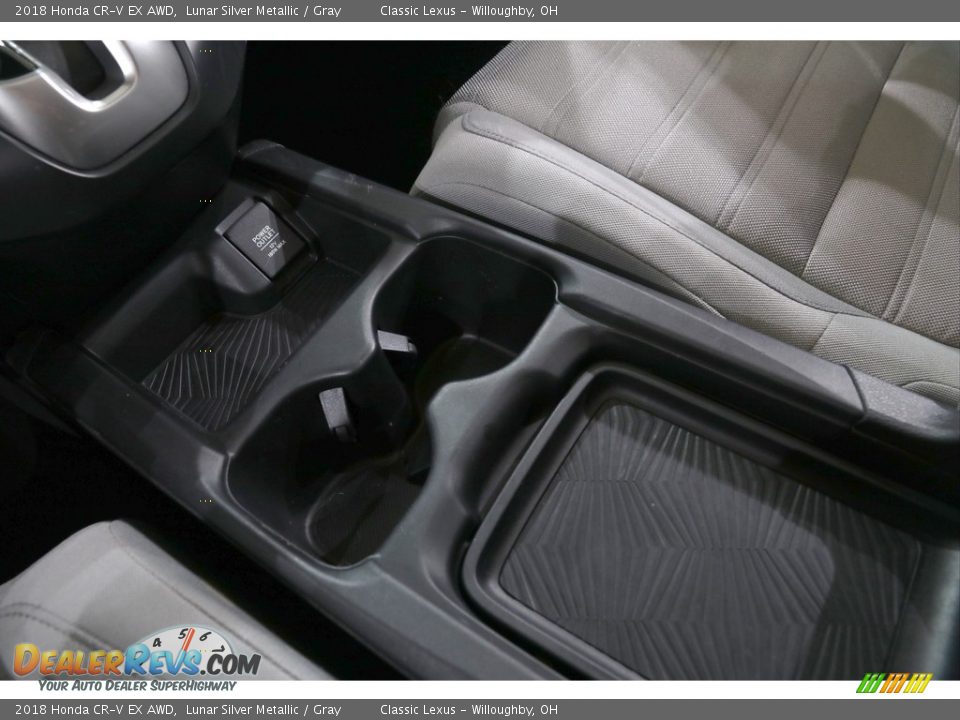 2018 Honda CR-V EX AWD Lunar Silver Metallic / Gray Photo #17