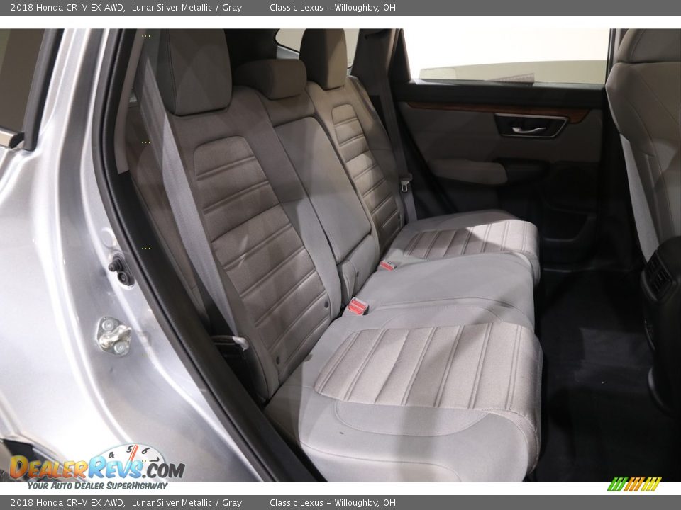 2018 Honda CR-V EX AWD Lunar Silver Metallic / Gray Photo #19